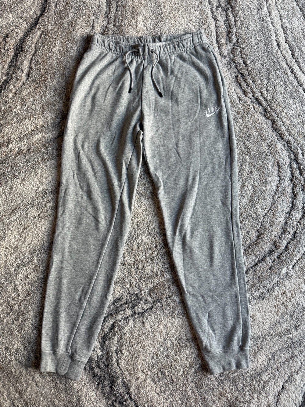 Nike Women Gray Fleece Jogger Pants